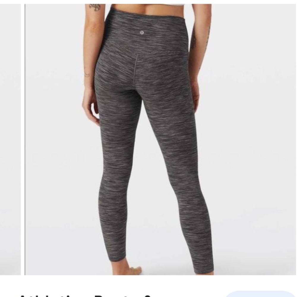 Lululemon stripe high waist leggings 2